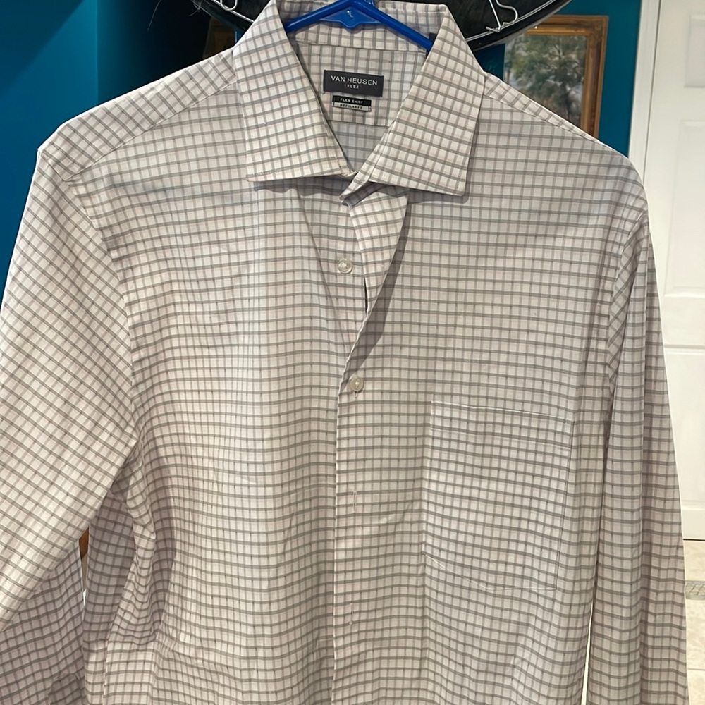SALE SALE plaid van heusen shirt SALE SALE